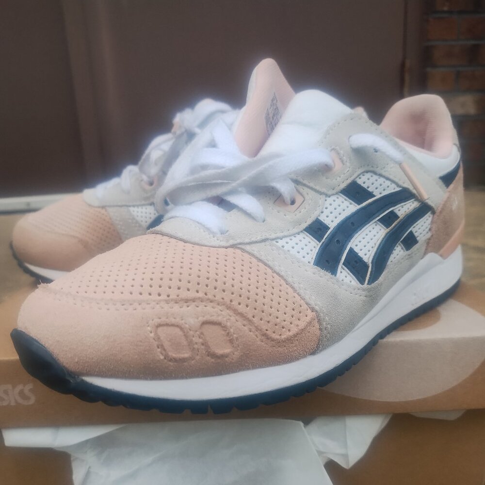 NWT Men's Asics Baked pink size 8M unisex 9.5 W